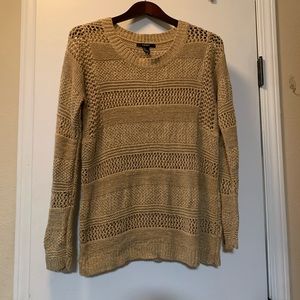 Forever 21 Large Brown/Tan Knit Sweater
